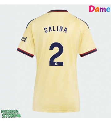Arsenal William Saliba #2 Replika Tredjetrøje Dame 2026-27 Kortærmet